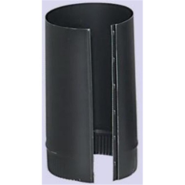 Perfectpillows Gray Metal Products Inc. 8-24-600A 8 Inch x 12 Inch 24-ga Snap-Lock Black Stovepipe - PE2547977