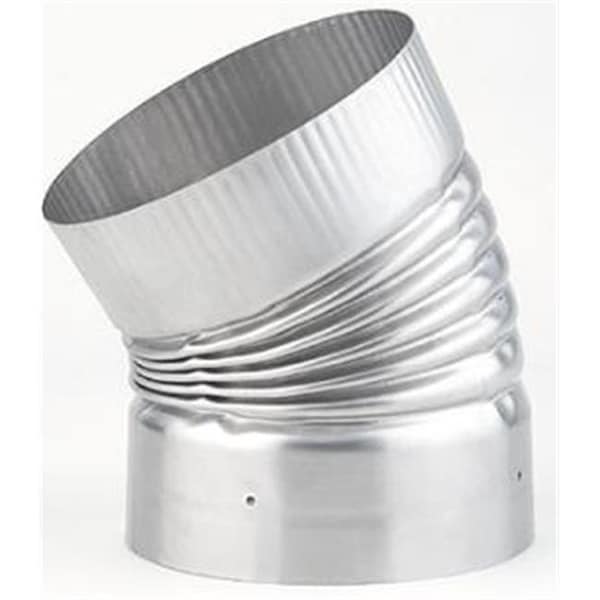 Integra Miltex Selkirk Corporation 4810 8 Inch  Heat-fab 30 Degree Corrugated  Non-adjustable Elbow - 21845
