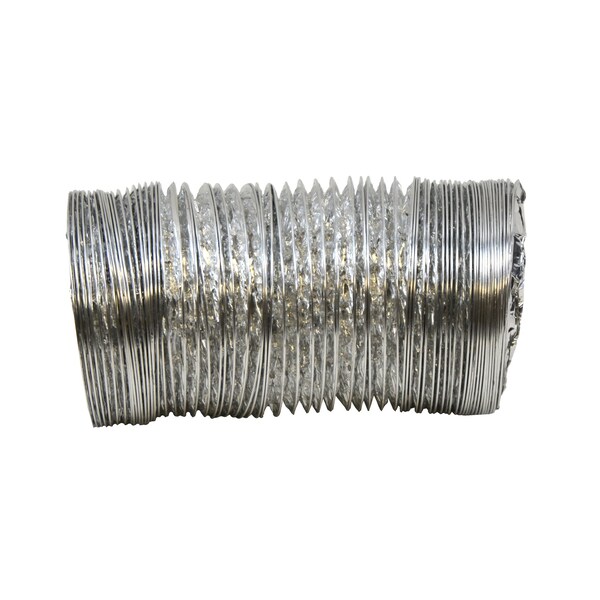 Jones Stephens 4in. x 5ft Flexible Aluminum Foil Ducting - D04058