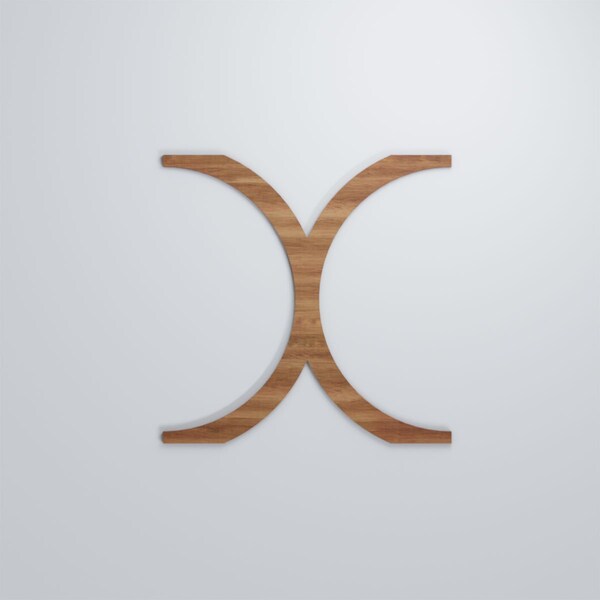 Ekena Millwork Large Beacon Decorative Fretwork Wood Wall Panels, Walnut, 23 3/8"W x 23 3/8"H x 3/8"T - WALW24X24X0375BEAWA