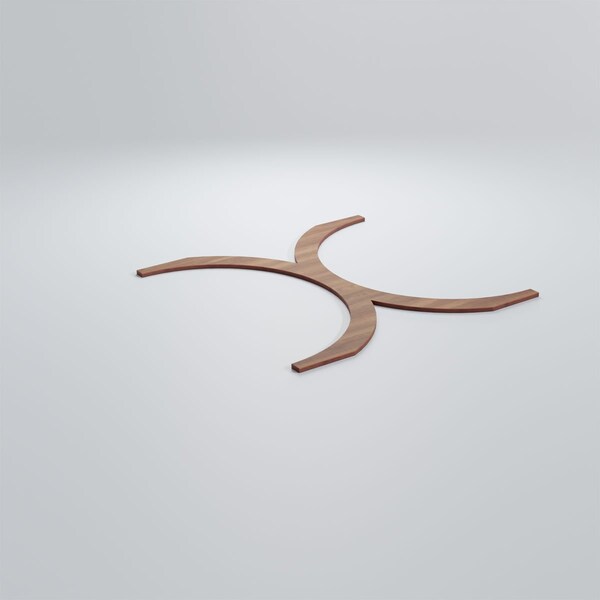 Ekena Millwork Large Beacon Decorative Fretwork Wood Wall Panels, Walnut, 23 3/8"W x 23 3/8"H x 3/8"T - WALW24X24X0375BEAWA