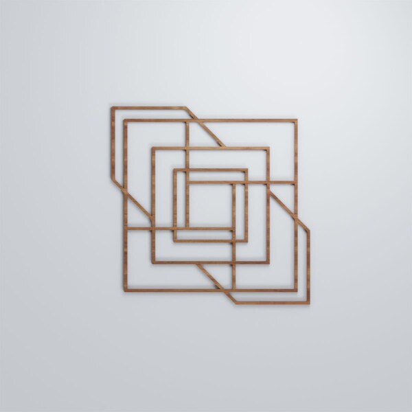 Ekena Millwork Large Norwood Decorative Fretwork Wood Wall Panels, Walnut, 23 3/8"W x 23 3/8"H x 3/8"T - WALW24X24X0375NWDWA