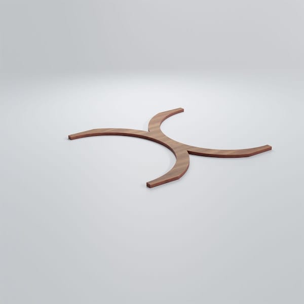 Ekena Millwork Medium Beacon Decorative Fretwork Wood Wall Panels, Walnut, 15 3/8"W x 15 3/8"H x 3/8"T - WALW16X16X0375BEAWA