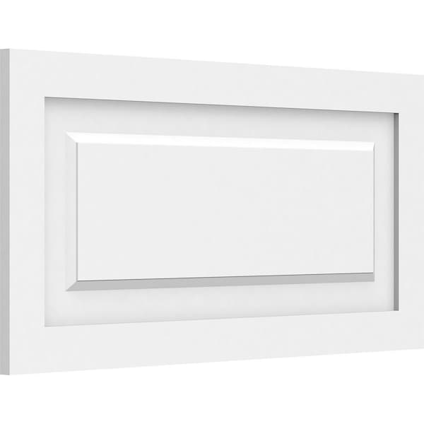 Ekena Millwork Harrison Raised Panel Decorative Wall Panel, 28"W x 14"H x 5/8"P - WALP28X14X062HAR