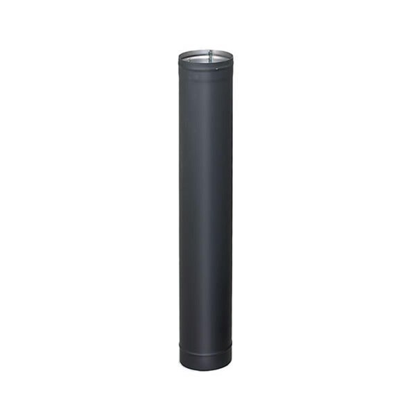 Perfectpillows Selkirk Corporation 2602B 6 Inch x 12 Inch Heat-fab 22-ga Welded Black Stovepipe - PE2547640