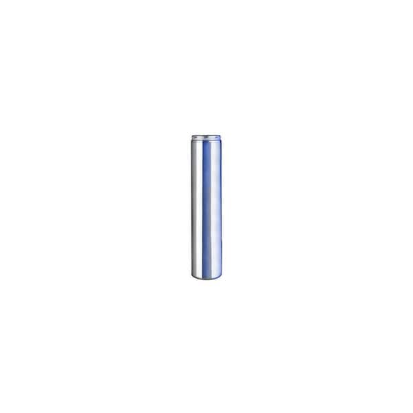 Selkirk Chimney Pipe, 10 in OD, 36 in L, 8 in W, Stainless Steel Silver - 208036