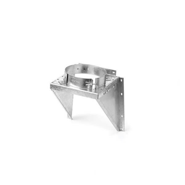 Perfectpillows M & G Duravent 6DT-TSB 6 in  Dura Vent Duratech Tee Support  Galvanized - PE2547651