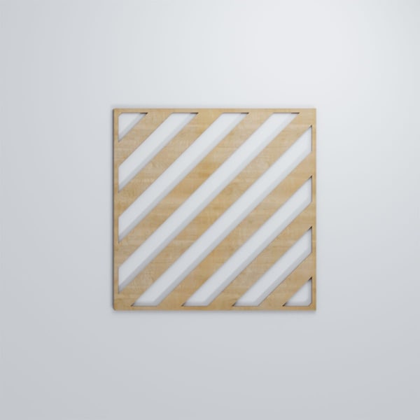 Ekena Millwork Large Rothwell Decorative Fretwork Wood Wall Panels, Birch, 23 3/8"W x 23 3/8"H x 3/8"T - WALW24X24X0375RTWBI