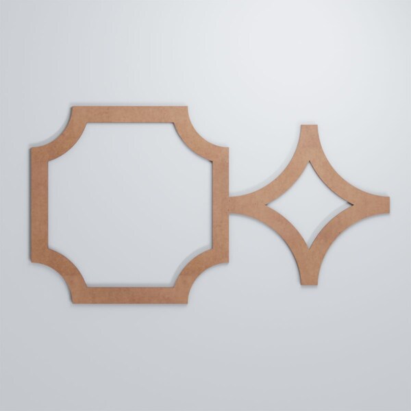 Ekena Millwork Large Anderson Decorative Fretwork Wood Wall Panels, Wood (Paint Grade), 42 3/8"W x 23 3/8"H x 3/8"T - WALW24X24X0375ANDMF