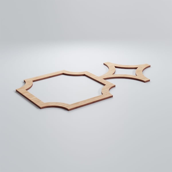 Ekena Millwork Medium Anderson Decorative Fretwork Wood Wall Panels, Alder, 27 7/8"W x 15 3/8"H x 3/8"T - WALW16X16X0375ANDAL