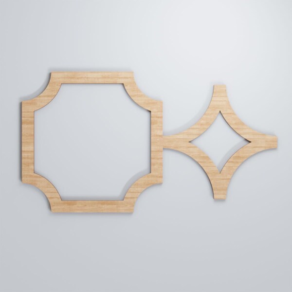 Ekena Millwork Medium Anderson Decorative Fretwork Wood Wall Panels, Alder, 27 7/8"W x 15 3/8"H x 3/8"T - WALW16X16X0375ANDAL