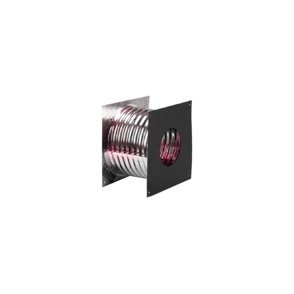 Selkirk VP Pellet Pipe Type L Insulated 3 In. Pellet Pipe Wall Thimble - 243460
