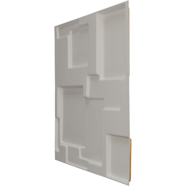 Ekena Millwork 19 5/8in. W x 19 5/8in. H Gomez EnduraWall Decorative 3D Wall Panel Covers 2.67 Sq. Ft. - WP20X20GOBGL
