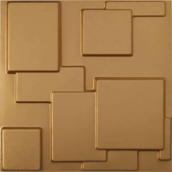 Ekena Millwork 19 5/8in. W x 19 5/8in. H Gomez EnduraWall Decorative 3D Wall Panel Covers 2.67 Sq. Ft. - WP20X20GOBGL