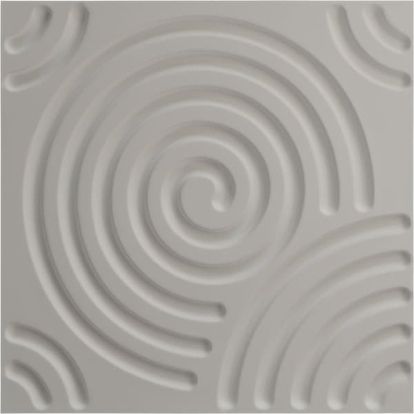 Ekena Millwork 19 5/8in. W x 19 5/8in. H Spiral EnduraWall Decorative 3D Wall Panel Covers 2.67 Sq. Ft. - WP20X20SPDVG