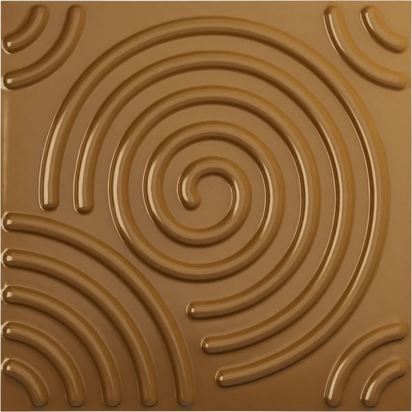 Ekena Millwork 19 5/8in. W x 19 5/8in. H Spiral EnduraWall Decorative 3D Wall Panel Covers 2.67 Sq. Ft. - WP20X20SPDVG