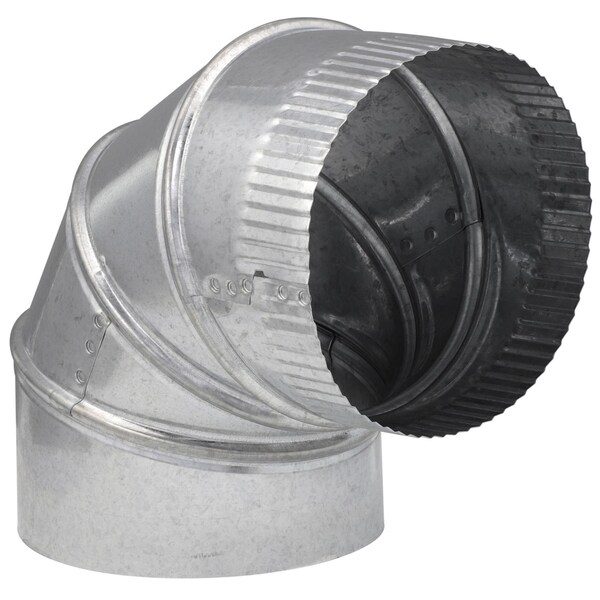 Imperial Mfg Imperial 6 in. D X 6 in. D Adjustable 90 deg Galvanized Steel Furnace Pipe Elbow - GV0293-C