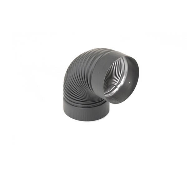 Perfectpillows Selkirk Corporation 2614B 6 Inch Heat-fab 22-ga Welded Black Stovepipe 90 Deg Elbow - PE2547673