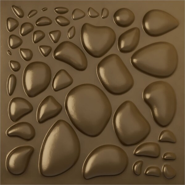 Ekena Millwork 19 5/8in. W x 19 5/8in. H Shale EnduraWall Decorative 3D Wall Panel Covers 2.67 Sq. Ft. - WP20X20SLCCB