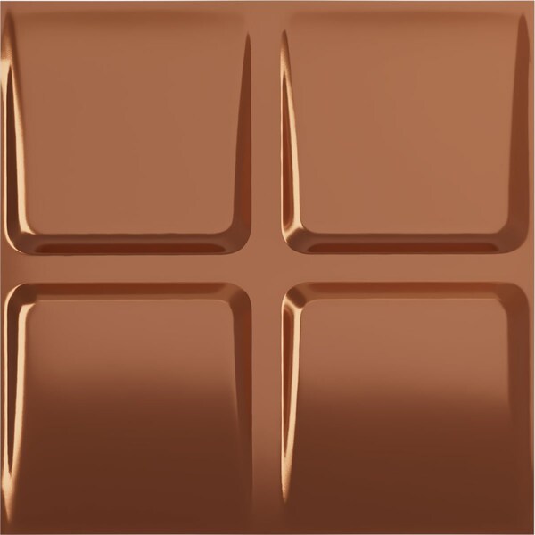 Ekena Millwork 19 5/8in. W x 19 5/8in. H Galveston EnduraWall Decorative 3D Wall Panel, Total 32.04 Sq. Ft., 12PK - WP20X20GLBCO-CASE-12