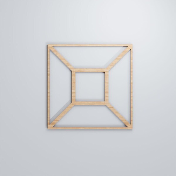 Ekena Millwork Medium Marion Decorative Fretwork Wood Wall Panels, Alder, 15 3/8"W x 15 3/8"H x 3/8"T - WALW16X16X0375MARAL