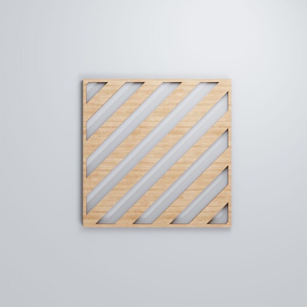 Ekena Millwork Small Rothwell Decorative Fretwork Wood Wall Panels, Alder, 11 3/8"W x 11 3/8"H x 3/8"T - WALW12X12X0375RTWAL
