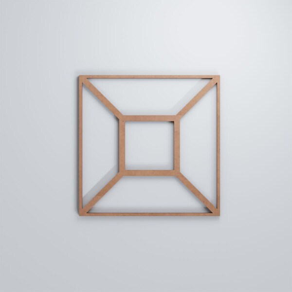Ekena Millwork Small Marion Decorative Fretwork Wood Wall Panels, Wood (Paint Grade), 11 3/8"W x 11 3/8"H x 3/8"T - WALW12X12X0375MARMF