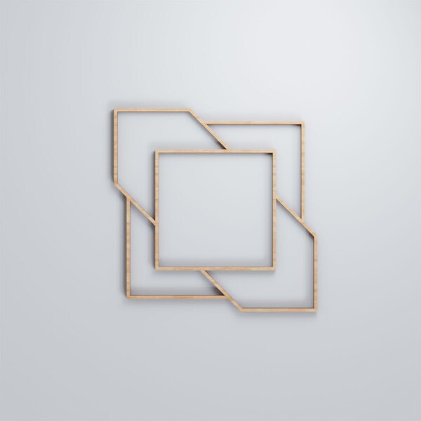 Ekena Millwork Small Monument Decorative Fretwork Wood Wall Panels, Alder, 11 3/8"W x 11 3/8"H x 3/8"T - WALW12X12X0375MMTAL