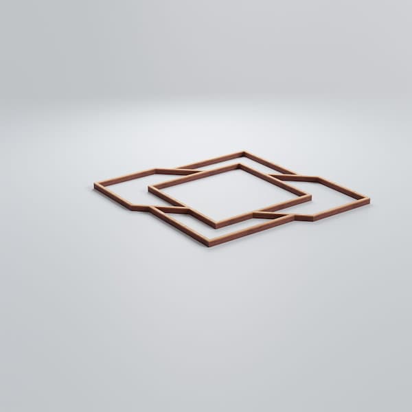 Ekena Millwork Small Monument Decorative Fretwork Wood Wall Panels, Alder, 11 3/8"W x 11 3/8"H x 3/8"T - WALW12X12X0375MMTAL