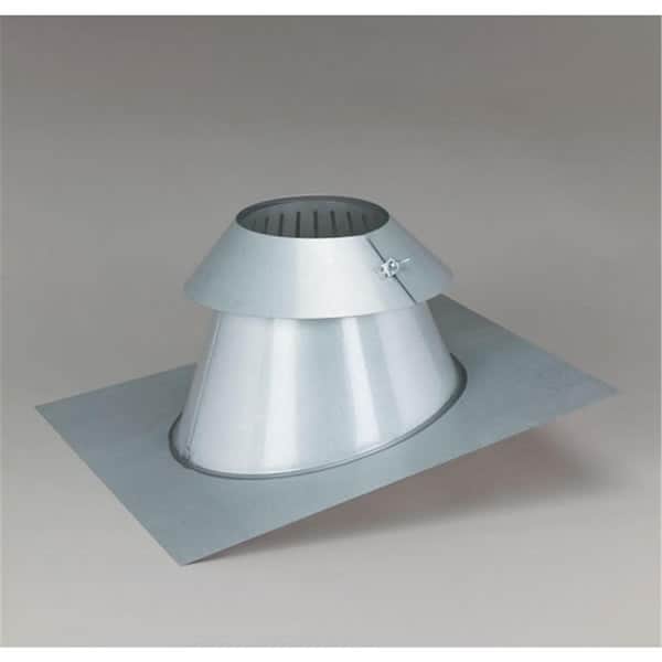 Perfectpillows Selkirk Corporation JSC6AAF 6 Inch Superpro Flashing 0/12-6/12 Pitch With Storm Collar Galvalume - PE2547694