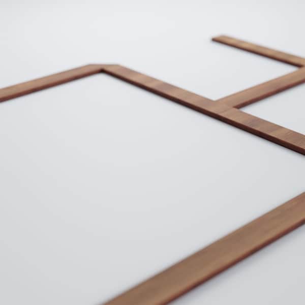 Ekena Millwork Large Burnett Decorative Fretwork Wood Wall Panels, Walnut, 43 7/8"W x 23 3/8"H x 3/8"T - WALW24X24X0375BURWA