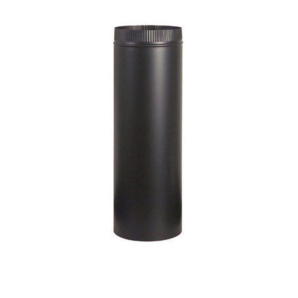 Tool 4 x 24 in. Steel Stove Pipe Black - TO708525