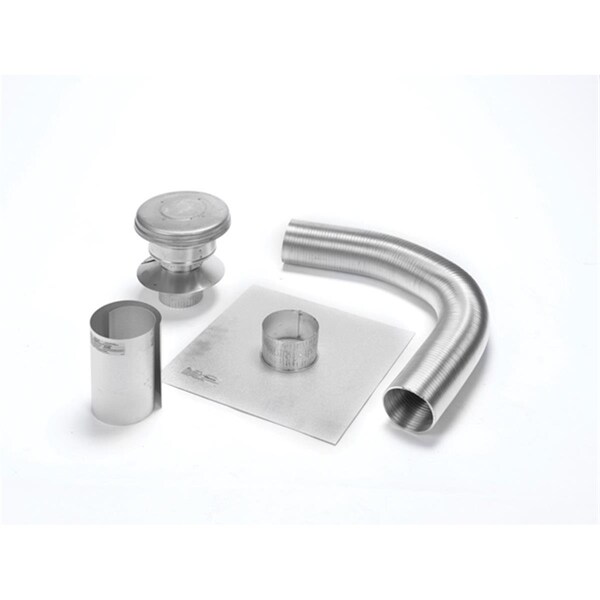Perfectpillows Selkirk Corporation 1730015 3 Inch X 15' Selkirk Gas Relining Flexi-liner Kit Aluminum - PE2547988