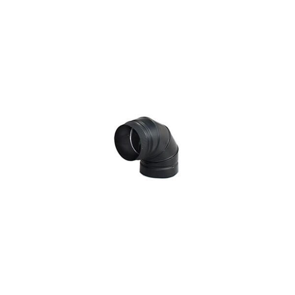 Perfectpillows Selkirk Corporation 6 Inch Model DSP Double-Wall Stovepipe 90 Deg Elbow - PE2211562