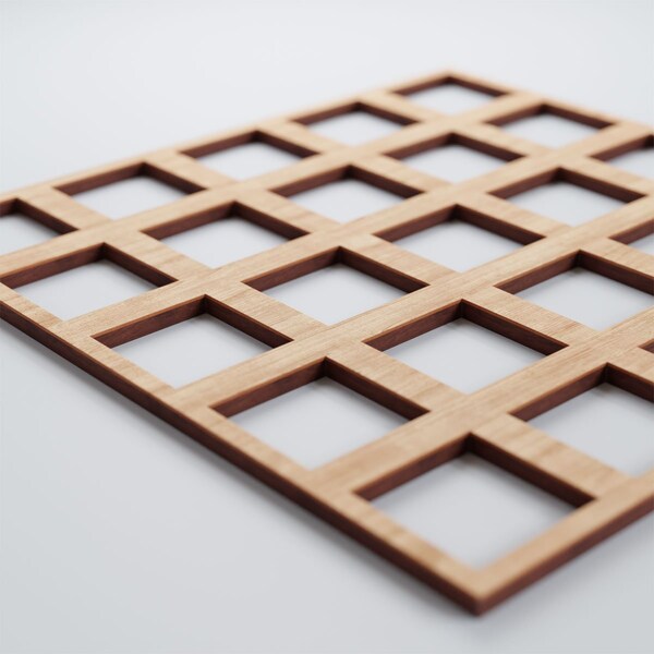 Ekena Millwork Medium Manchester Decorative Fretwork Wood Wall Panels, Alder, 15 3/8"W x 15 3/8"H x 3/8"T - WALW16X16X0375MNCAL