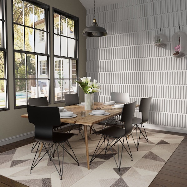 Ekena Millwork 6inW x 24inH x 1inT  EdgeCraft Niagra Style Seamless Wall Tile - WPPVC06X24ENA