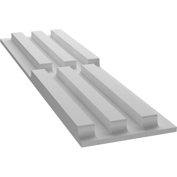 Ekena Millwork 6inW x 24inH x 1inT  EdgeCraft Niagra Style Seamless Wall Tile - WPPVC06X24ENA