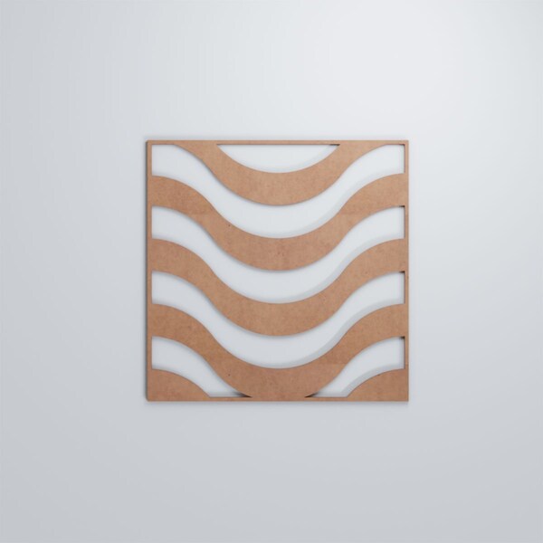 Ekena Millwork Large Parker Decorative Fretwork Wood Wall Panels, Wood (Paint Grade), 23 3/8"W x 23 3/8"H x 3/8"T - WALW24X24X0375PKRMF