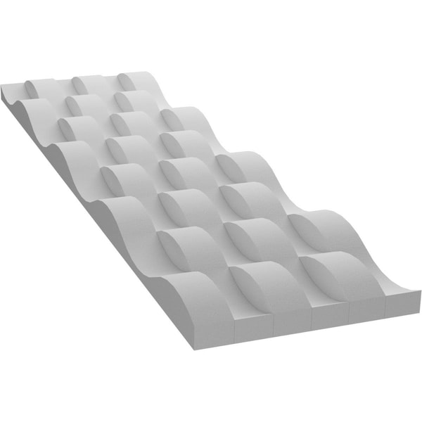 Ekena Millwork 6inW x 24inH x 1inT  EdgeCraft Lomond Style Seamless Wall Tile, 8PK - WPPVC06X24ELO8