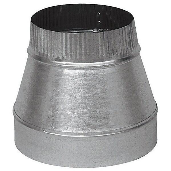 Imperial Mfg Imperial 8 in. D X 7 in. D Galvanized Steel Furnace Pipe Reducer - GV1352