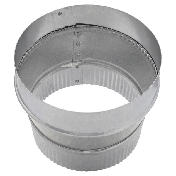 Imperial Mfg Imperial 8 in. D X 7 in. D Galvanized Steel Furnace Pipe Reducer - GV1352