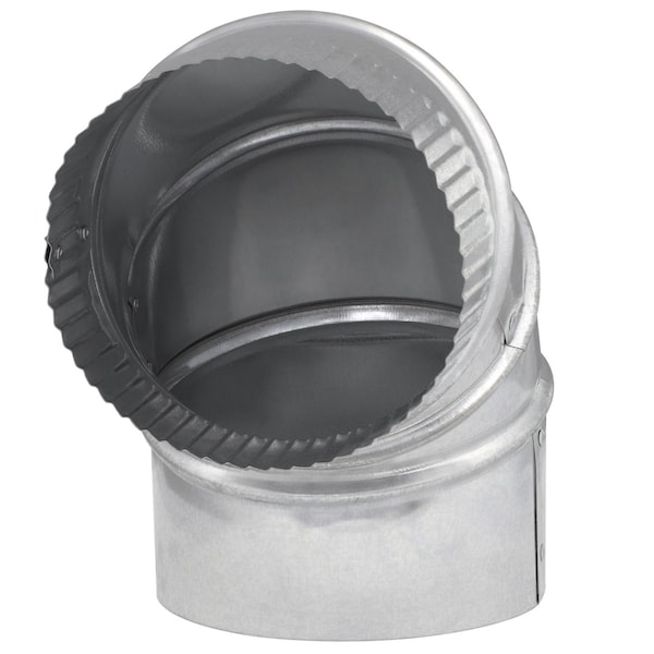 Imperial Mfg Imperial 5 in. D X 5 in. D Adjustable 90 deg Galvanized Steel Furnace Pipe Elbow - GV0291-C