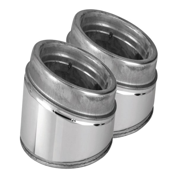 Selkirk Selkirk 6 in. D X 6 in. D Adjustable 15 deg Stainless Steel Insulated Elbow Kit - 206206