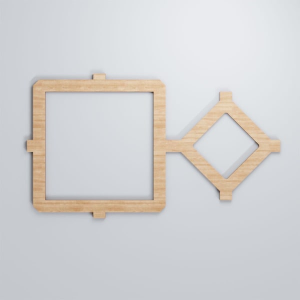 Ekena Millwork Medium Arcadia Decorative Fretwork Wood Wall Panels, Alder, 26 7/8"W x 15 3/8"H x 3/8"T - WALW16X16X0375ARCAL