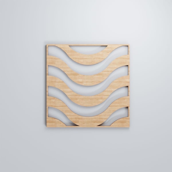 Ekena Millwork Small Parker Decorative Fretwork Wood Wall Panels, Alder, 11 3/8"W x 11 3/8"H x 3/8"T - WALW12X12X0375PKRAL