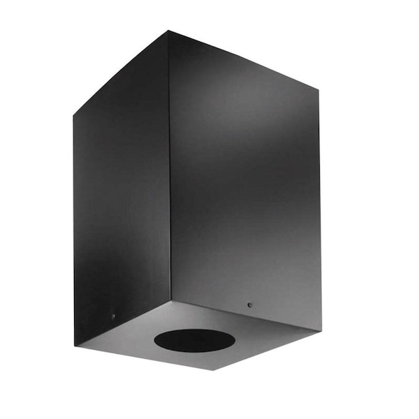 Duraplus Triple Wall DuraVent DuraPlus 6 in. Galvanized Steel Square Ceiling Support Box - 6DP-CS11