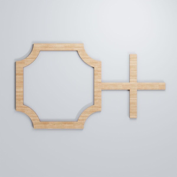 Ekena Millwork Medium Bradley Decorative Fretwork Wood Wall Panels, Alder, 26 7/8"W x 15 3/8"H x 3/8"T - WALW16X16X0375BRDAL