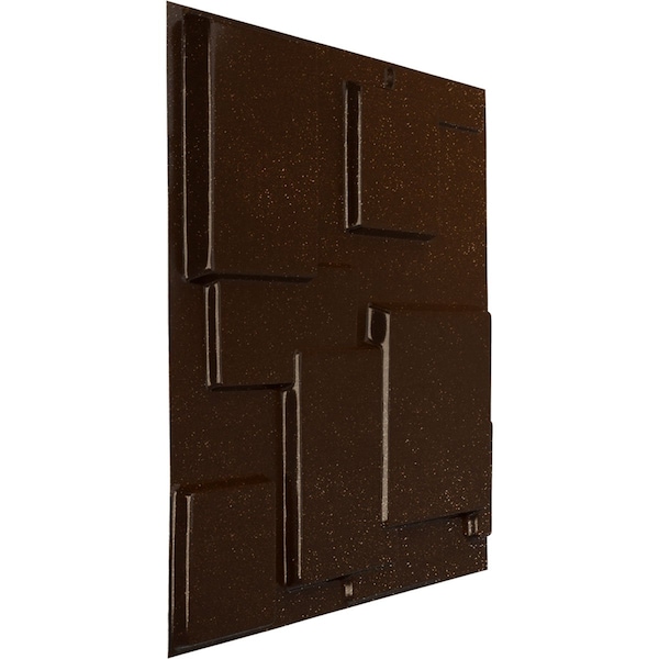 Ekena Millwork 19 5/8in. W x 19 5/8in. H Gomez EnduraWall Decorative 3D Wall Panel Covers 2.67 Sq. Ft. - WP20X20GOAMB