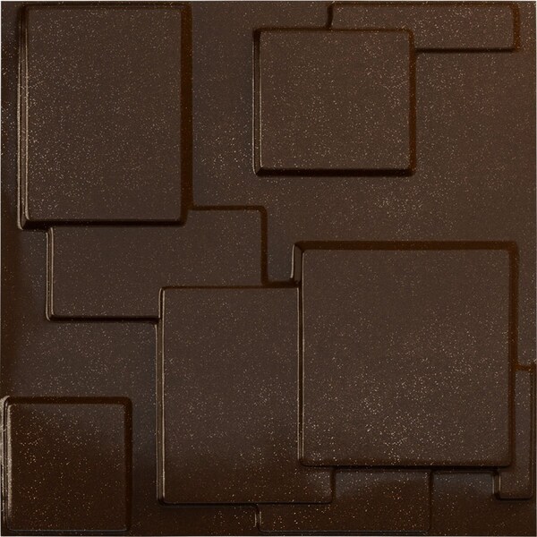Ekena Millwork 19 5/8in. W x 19 5/8in. H Gomez EnduraWall Decorative 3D Wall Panel Covers 2.67 Sq. Ft. - WP20X20GOAMB