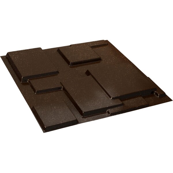 Ekena Millwork 19 5/8in. W x 19 5/8in. H Gomez EnduraWall Decorative 3D Wall Panel Covers 2.67 Sq. Ft. - WP20X20GOAMB